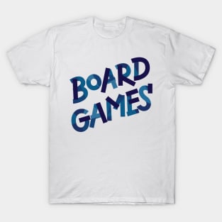 Board Games Blue T-Shirt